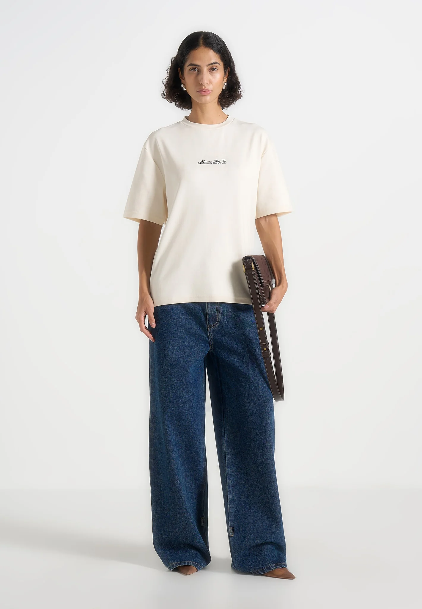 TS001 - Unisex Signature Relaxed Fit Cotton T-Shirt - Cream