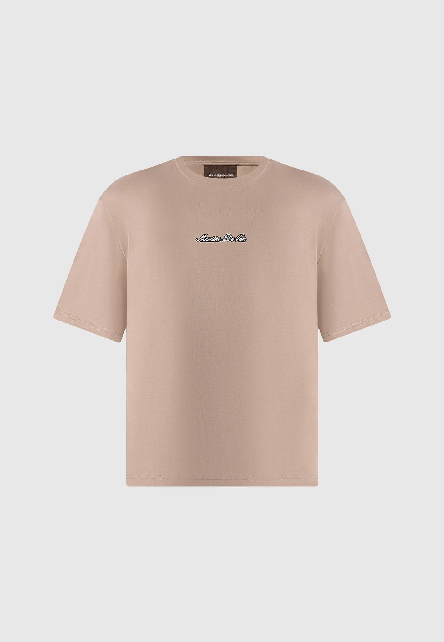 TS001 - Unisex Signature Relaxed Fit Cotton T-Shirt - Taupe - Image 3