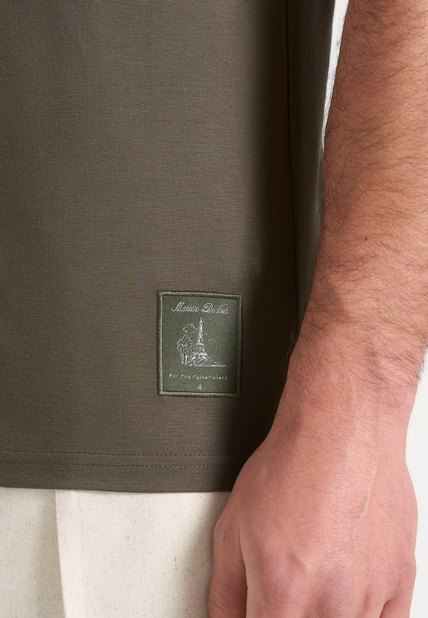 TS003 - Fitted Luxe T-Shirt - Olive - Image 4
