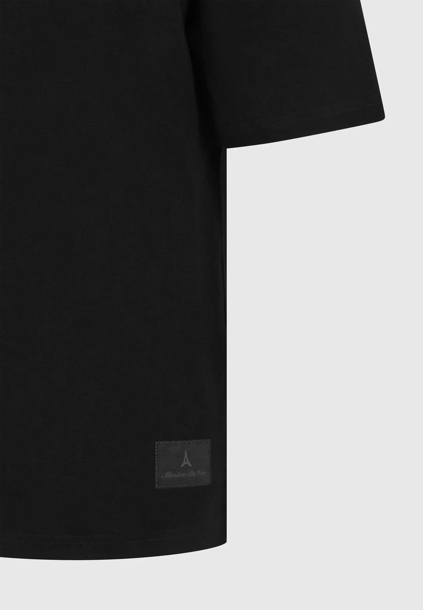 TS007 - Unisex Relaxed Fit Cotton T-Shirt - Black - Image 10