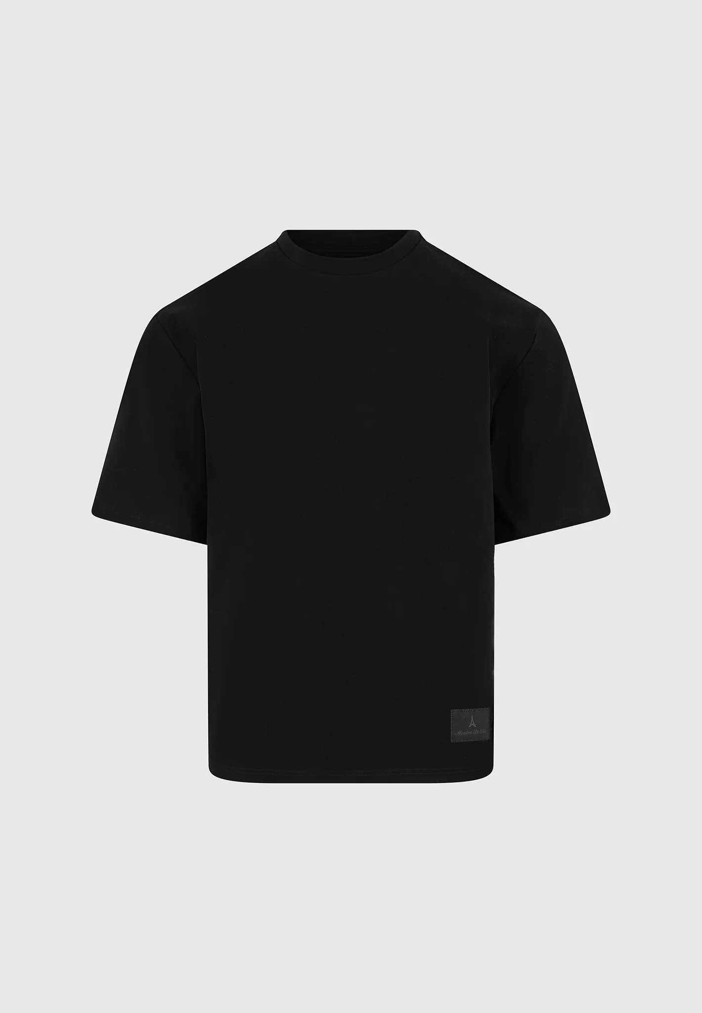 TS007 - Unisex Relaxed Fit Cotton T-Shirt - Black - Image 9
