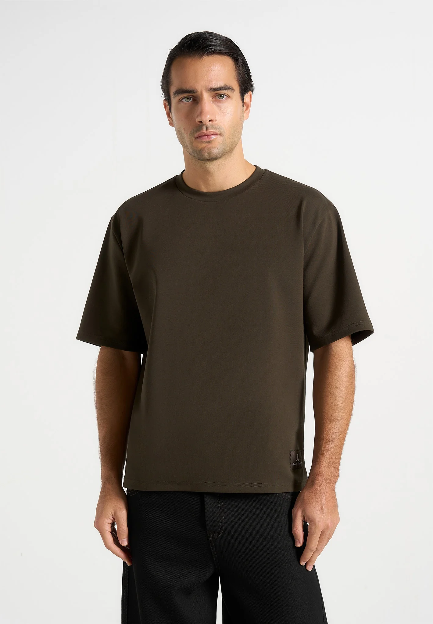 TS007 - Unisex Relaxed Fit Cotton T-Shirt - Olive - Image 2