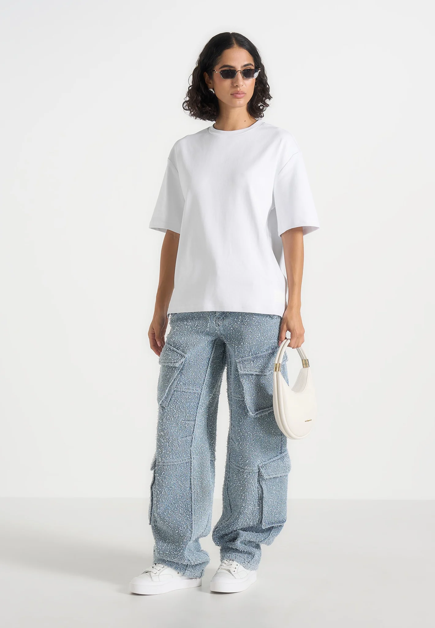 TS007 - Unisex Relaxed Fit Cotton T-Shirt - White